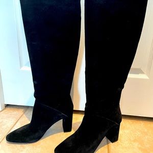 Banana Republic ladies suede black boots size 11